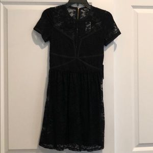 Express Black Lace Dress NWT